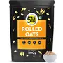 5:15PM Rolled Oats 500g |Gluten Free Oats for Weight Loss | Healthy Cereal Breakfast | 100% Natural Wholegrain | Rich in Beta Glucans 500g