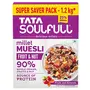 Tata Soulfull Millet Muesli | Fruit & Nut | With 25% Crunchy Millets | 90% Whole Grains | Source of Protein |33% Extra^ | Super Saver Pack - 1.2 kg*