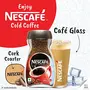 NESCAFE Classic Instant Coffee 200g Jar with Free Cafe Glass & Cork Coaster | 100% Pure Natural Coffee Powder | Rich & Creamy Taste, 5 image