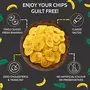 5:15PM Yellow Banana Chips Snacks - Fresh Crispy Banana Wafers Chips | Classic Salted Flavour 400g Packet, 3 image