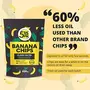 5:15PM Yellow Banana Chips Snacks - Fresh Crispy Banana Wafers Chips | Classic Salted Flavour 400g Packet, 5 image