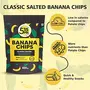 5:15PM Yellow Banana Chips Snacks - Fresh Crispy Banana Wafers Chips | Classic Salted Flavour 400g Packet, 6 image