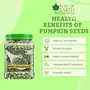 Bliss of Earth Dehulled Pumpkin Seeds 500gm for Eating & Weight Loss Naturally Organic immunity booster Health diet Superfood, 4 image