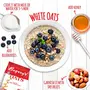Bagrry's White Oats 1kg | Natural Whole Grain | High Soluble Fibre | Protein Goodness | Helps Manage Weight & Reducing Cholesterol | Breakfast Cereal 1000gm Pouch, 4 image