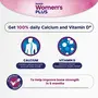 Horlicks Women's Plus Chocolate Jar 400g | Health Drink for Women No Added Sugar | Improves Bone Strength in 6 months 100% Daily Calcium Vitamin D, 4 image