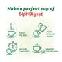 Lipton SipNDigest with Green Tea Ginger Tulsi & Rock Salt (Spiced Green Tea Bags) 50 Pcs, 4 image