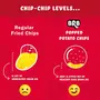 BRB Potato Popped Chips | Not Baked Not Fried Crunchiest & Tastiest Snacks Packs X 48 Grams | Bhel (1) Spicy Chipotle (1) Sour Cream & Herbs (1) Salt & Pepper (1) Pasta Cheese (1) Flavour | 60% Less Fat| Healthier Snack Assorted Pack, 6 image