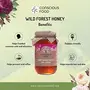 Conscious Food Wild Forest Honey |100% Raw Pure and Natural Unprocessed & Unpasteurized Honey | Value Pack | Wild Forest Honey Pack of - 200g, 5 image
