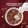 New Kellogg's Chocolate Muesli 450g | India's Tastiest Muesli | 57% Multigrain Fruit Nut & Seeds | Source of Protein & Fibre Breakfast Cereal | Oats Wheat Corn Rice Almonds Pumpkin Seeds, 6 image