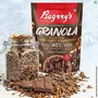 Bagrry's Superfood Granola Belgian Dark Chocolate & Almonds 400gm Pouch|40% Oats & Quinoa Flakes| 100% Natural Cocoa|Vegan & Plant Based|High in Fibre & Protein|Breakfast Cereal|Crunchy Granola, 6 image