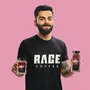Rage Coffee Combo Pack of 2 Flavoured Instant Ground Coffee - 50 gms each of Irish Hazelnut & Dark Chocolate Glass Bottle, 2 image