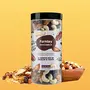 Farmley Premium Mixed Dry Fruits Panchmeva Superfood Tasty & Trail Mix Healthy Snacks Contains AlmondCashewDatesGreen And Black Raisins 450 Gm, 5 image
