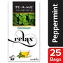 TE-A-ME Relax Peppermint Herbal Tea 25 Tea Bags | 100% Natural Ingredients - Peppermint Leaves and Licorice Root | Refresh your Mood | 100% Caffeine Free | Herbal Infusion Tea, 3 image
