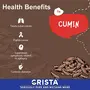 CRISTA Whole Cumin | Pure Jeera Seeds | Zero added Colours Fillers Additives & Preservatives | Premium Grade | Brownish-grey | Farm Fresh & Aromatic | 250 gms, 4 image