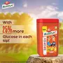 Dabur GlucoPlus-C Instant Energy Glucose Juicy & Tasty Orange Flavour Powder- 400g Jar | Glucose Replenishes Energy | 25% more Glucose| Vitamin C helps Boosts Immunity | Calcium Supports Bone Health, 4 image