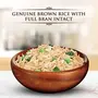 Daawat Brown Cooks in 15-minute Full Bran Intact Fibre-Rich Basmati Rice Jar 1 Kg, 5 image