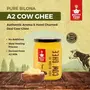 Nutty Yogi Pure Bilona A2 Desi Cow Ghee 500ml | 100% Natural & Organic Ghee | Grassfed Cultured Premium & Traditional Ghee | Immunity Booster | Pure Ghee Handmade in Small batches I Authentic Aroma & Nutrition, 4 image