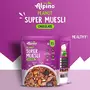 ALPINO Super Chocolate Muesli Nuts & Cookies 400g - 70% Whole Grains & Chocolate Oats 13% Nuts & Cookies - High in Protein Source of Fibre Vegan Breakfast Cereal, 7 image