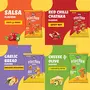 BRB Popcorn Chips | Popcorn Upgraded | Not Baked Not Fried | Crunchiest & Tastiest Snacks | 4 Packs X 48 Grams | 4 Flavours - Red Chili Chataka Garlic Bread Salsa and Cheese & Olive | Assorted Pack, 2 image