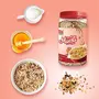 Kwality Muesli Crunchy Almond Raisins and Honey Goodness of Multigrain High in Fibre Source of Vitamin Iron and Protein 1Kg Jar, 3 image