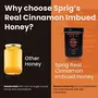 Sprig Cinnamon Imbued Honey | 100% Natural Honey infused with Sri Lankan Cinnamon| No Added Sugars | No Adulteration | Improves Immunity| Use as Natural Sweetener | Vegetarian |325g, 5 image