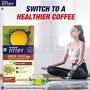 Saffola FITTIFY Gourmet Classic Strong Green Coffee Instant Beverage Mix for Weight Management - 30g (15 Sachets), 3 image