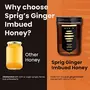 Sprig Ginger Imbued Honey | 100% Natural Honey infused with Extracts of Fresh Ginger | No Added Sugars | No Adulteration | |Ayurvedic Remedy for Weight loss & Digestion | Use as Natural Sweetener | Vegetarian | 325g, 6 image