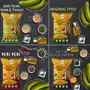 Beyond Snack Kerala Banana Chips - Pack of 4 Combo (400gms) - Original Style Peri Peri Sour Cream Onion & Parsley and Salt and Pepper ( 4 x 100 g ) Chips, 3 image