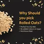 5:15PM Rolled Oats 500g |Gluten Free Oats for Weight Loss | Healthy Cereal Breakfast | 100% Natural Wholegrain | Rich in Beta Glucans 500g, 2 image
