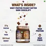 Saffola FITTIFY Whey Protein Peanut Butter | Dark Chocolaty | Extra Crunchy | High Protein | High Fiber | Vegan| No Trans Fat | 340g, 5 image