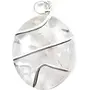 Reiki Crystal Products Clear Quartz Natural Stone Pendant Wire Wrapped Oval Pendant Semi Precious Stone Pendants for Unisex