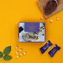Loyka Hazelnut Bullets - 8 pcs | Premium Chocolate Gift Hamper | Choco & Nut Dryfruit Delicacy | Roasted Hazelnuts (45%) Dark Choco & Salted Caramel | Any-time snack, 5 image
