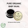 Exportmall Organic Netra Baby Kajal - 100% Natural Enriched With USDA Certified Organic Ingredients Chemical-Free Kajal Water Resistant and Long Lasting - 8g, 2 image