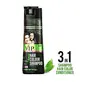 VIP 3 in 1 Natural Hair Color Shampoo Bottle (Dye Conditioner & Shampoo) | Ammonia Free Instant Semi-Permanent Black Hair Dye Shampoo (400ml / 13.52 fl oz), 2 image