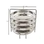 MyNaksha Stainless Steel Thatte Idly Stand with Plates for Pressure Cooker/Idli Maker/Cooker - 4Plates (stand type), 4 image