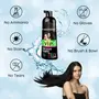VIP 5 in 1 Hair Color Shampoo (400ml Bottle + 2 Sachets) (black) For Hairs Mustache Beard Chest & hands Ammonia Free Instant Hair Colour Can be Applied with Bare Wet hands, 3 image