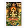 Tamatina Thangka Canvas Painting|Goddess Tara|Buddhism Art|Size-24X16 Inches.h516