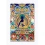 THANGKA PAINTING Thangka Canvas Painting | Dashavatara of Lord Buddha | Buddhism Art| Traditional Art Painting for Home dcor|Size - 13X9 Inches.h440