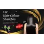 VIP 5 in 1 Hair Color Shampoo (400ml Bottle + 2 Sachets) (black) For Hairs Mustache Beard Chest & hands Ammonia Free Instant Hair Colour Can be Applied with Bare Wet hands, 7 image