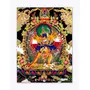 THANGKA PAINTING Wall Posters | Thangka Art Posters | Traditional Poster | Bedroom | Living Room | Hall | Laminated | Tearproof |Size-61X45 cms.B295