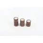 WOOD CRAFTS OF RAJASTHAN Decorative Wooden Tea Light Holder Set of 3 for Adding Elegance to Your Space - Tabletop Decor