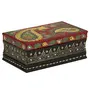 WOOD CRAFTS OF RAJASTHAN Wooden Decorative Box (24 cm x 12 cm x 30 cm KE23)