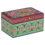 WOOD CRAFTS OF RAJASTHAN Wooden Decorative Box (24 cm x 12 cm x 30 cm KE16)