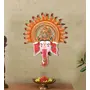 CHURU SILVERWARE Ganesha wall HangingGanesh Wall Hanging for Entrance Door Living Room Decorative Wall dcor; Metal Wall Hanging showpiece