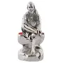 CHURU SILVERWARE Shirdi Sai Baba Idol Metal Statue Showpiece for HomeOffice Decorative Saibaba Idol MurtiReligious Gift ArticleShowpiece FigurinesCorporate Gift
