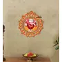 CHURU SILVERWARE Ganesh Wall Hanging for Entrance Door Living Room Decorative Wall dcor; Metal Wall Hanging showpiece