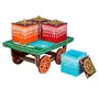 CHURU SILVERWARE Thela Dry Fruit Box Set II Handicraft Containers Jars