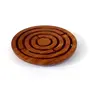 SAHARANPUR HANDICRAFTS Handcrafted Wooden Labyrinth Board Game Ball in Puzzle Toys - Indoor/Outdoor Puzzle Game Gifts for Kids /Boys /Girls | Wooden Board Brain Teaser Games Fun Game for Kids (6 inch)
