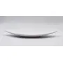 SAHARANPUR HANDICRAFTS Melamine Platter | White 16'' Solid Platter Serving Food and Starters Platter | Serving Plate for Home Restaurant Cafe (Italian Platter White)