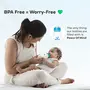 Mylo Essentials Baby Feeding Bottle (125ml + 250ml) for New Born Baby | Anti Colic & BPA Free Feeding Bottles | Feels Natural Baby Bottle | Easy Flow Neck Design- Pink + Sky Blue, 4 image
